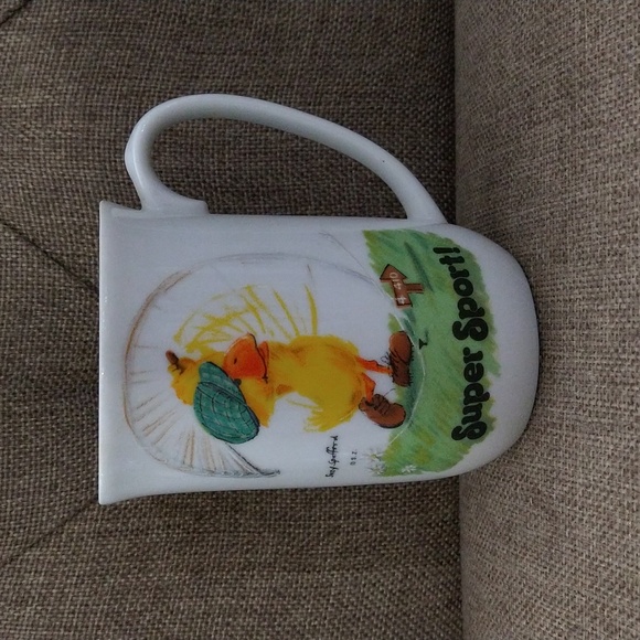 Vintage: 1976 Suzy's Zoo Mug-Duck Golfer - Picture 1 of 6